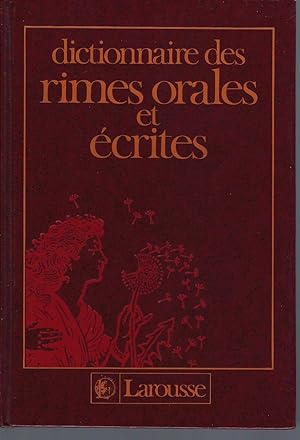 Seller image for Dictionnaire Des Rimes Orales Et Ecrites for sale by BYTOWN BOOKERY