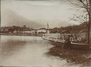 Fotografia originale, Mergozzo/Lago di Mergozzo (Verbano) 1910ca.