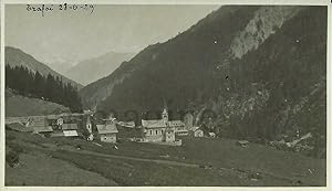 Fotografia originale, Trafoi (Bolzano) Alto Adige 1929