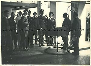Foto originale Regia Aeronautica Franz Halder all' Aeroporto di Guidonia 1939