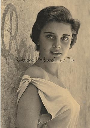Foto/Cartolina originale (non viaggiata) Rossana Podestà (Lux Film) 1954ca.