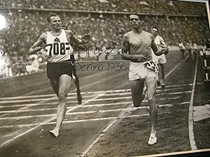 Foto originale/Luigi beccali vince il bronzo alle olimpiadi di Berlino 1936