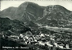 Padergnone (Trento) Panorama cartolina viaggiata 1957