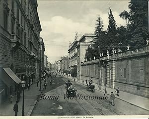 Fotografia originale, Roma Via Nazionale 1910's (Alinari)