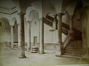 Fotografia originale, Sarzana (La Spezia) - Palazzo Municipale (Alinari) 1890's