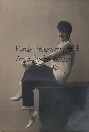 Fotografia originale, Nanda Primavera (Attrice) fotografo Attilio Badodi 1930