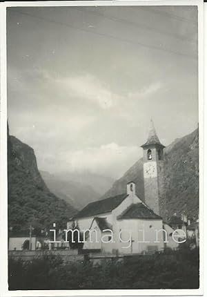 Fotografia originale, Bignasco (Cevio), Canton Ticino 1950