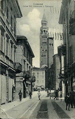 Cremona C.so Vittorio Emanule cartolina viaggiata 1929