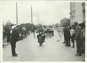 Fotografia originale/Gran Fondo di motociclismo Liegi/Milano/Liegi 1930's