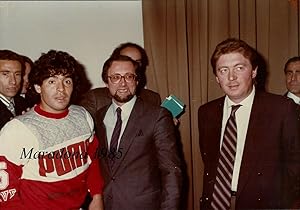 Grande fotografia originale Diego Armando Maradona 1985
