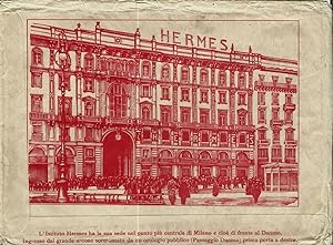 Istituto Hermes abbigliamento Piazza Duomo/Milano busta pubblicitaria 1930's