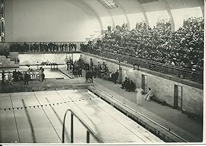 Fotografia originale, Gare di nuoto alla Piscina Cozzi di Milano 1930's