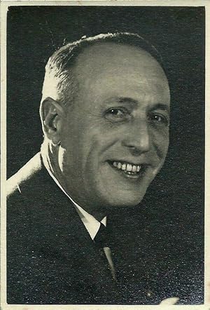 Fotografia originale con autografo originale di Giuseppe Villaroel 1928ca.
