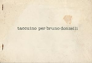 taccuino per bruno donzelli - post edizioni/napoli 1979