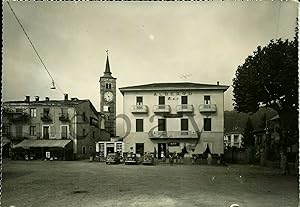 Fotografia originale - Paesana (Cuneo), Albergo/Bar 1950's