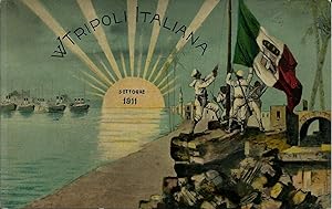W Tripoli italiana - Cartolina postale coloniale non viaggiata 1911