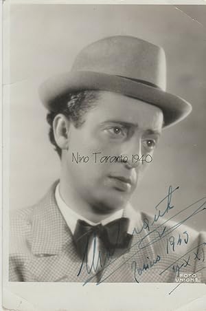 Nino Taranto (attore/cantante) Fotografia con autografo originale 1943