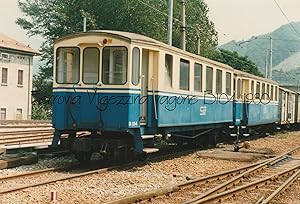 Foto originale, SSIF ferrovia Vigezzina rimorchio AB 104 Domodossola 1980's