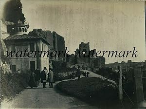 Fotografia originale Roma/Caracalla, la strada di accesso 1901