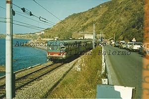 Fotografia originale, Automotrice 668.3030 Pollina (Palermo) 1983