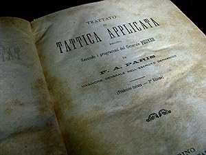 F.A.Paris - Trattato di tattica applicata, Tarizzo - Torino 1880