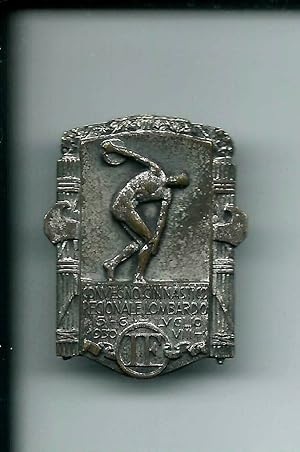 Distintivo originale "Convegno Ginnastico Regionale Lombardo" 1930