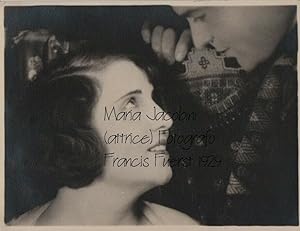 Fotografia originale, Maria Jacobini (attrice) Fotografo Francis Fuerst 1929