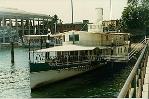 Fotografia originale Motonave Lombardia navigazione del Lago Maggiore 1980's
