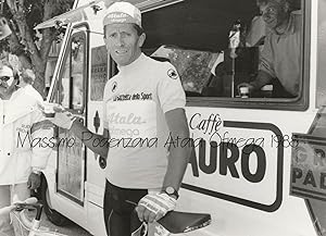 Fotografia originale, Massimo Podenzana Maglia Rosa al Giro d'Italia 1988