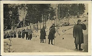 Rara foto originale, Difese militari austriache/Cavalli di Frisia 1916