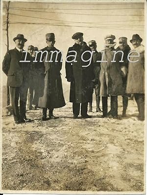 Foto originale Prima Guerra Mondiale, il Capo di Stato Maggiore a Schio 1916