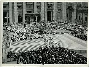 Fotografia originale, I funerali di Pio XI 14 febbraio 1939