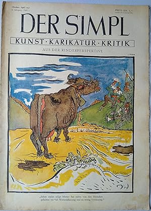 Zeitschrift: DER SIMPL. Kunst, Karikatur, Kritik. 2. Jahrgang Heft 1. April 1947 Aus der Rinderpe...