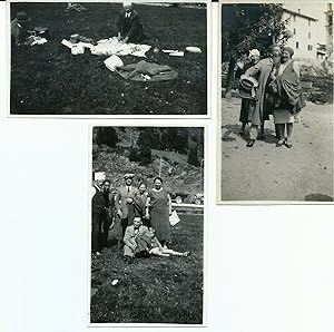3 foto originali, Passo dell'Aprica/Sondrio I° Festa delle Alpi 1928