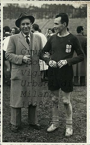 Foto originale/Calcio V.Baggioli Gruppo Sportivo Vigili Urbani di Milano ? 1938
