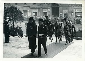 Foto originale, Vittorio Emanuele/Inaugurazione Quadriennale d'Arte Roma 1930's