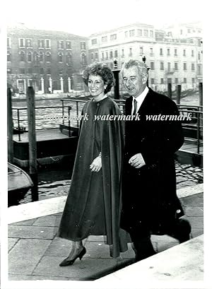 Fotografia originale, Pietro Marzotto con Mariolina Zuliani a Venezia 1990's
