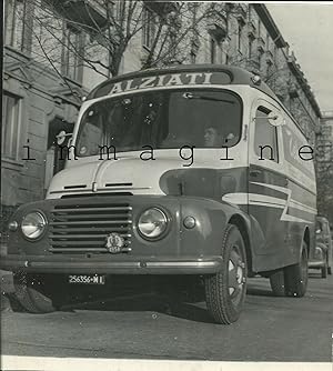 Fotografia originale - Fiat 615, Alziati Elettrodomestici Milano, 1954