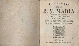 Ufficio della B.V.Maria, Stamperia Vescovile di Novara 1825