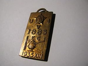 Medaglia 50° UVI Unione Velocipedistica Italiana/Federazione Ciclistica 1935