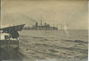 Fotografia originale,Regio incrociatore "Ferruccio" 1906