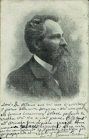 Giacomo Bertoni Professore Univ. di Livorno cartolina autografa 1913