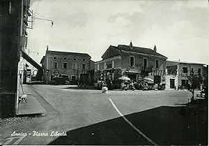Annicco/Cremona (Piazza Libertà) cartolina non viaggiata 1950's