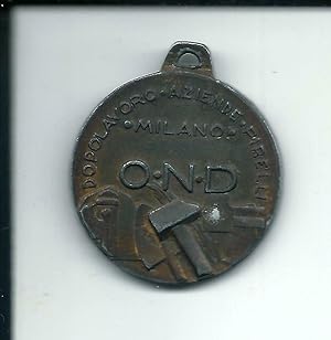 Medaglia originale OND Dopolavoro della Pirelli di Milano 1930's