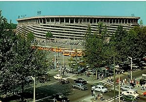 Milano Stadio di San Siro/P.zzale Axum con capolinea tram 1970's
