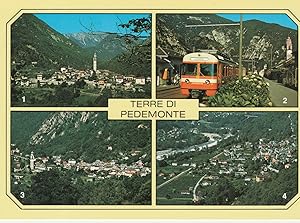 Cartolina non viaggiata Terre di Pedemonte (Intragna,Verscio,Tegna.) 1980's