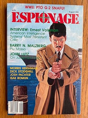 Bild des Verkufers fr Espionage Magazine August 1985 # 4 zum Verkauf von Scene of the Crime, ABAC, IOBA