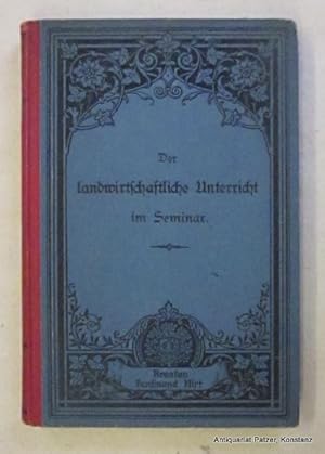 3 Teile in 1 Band. Breslau, Hirt, 1903. Orignal-Leinenband mit Gold- und Schwarzprägung.