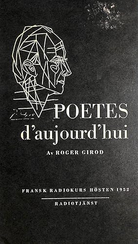 Seller image for Poetes D'Aujourd'Hui for sale by M Godding Books Ltd