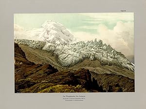Bild des Verkufers fr Der Westgletscher des Antisana. (The Western Glacier of Antisana). zum Verkauf von Antiquariat Stefan Wulf